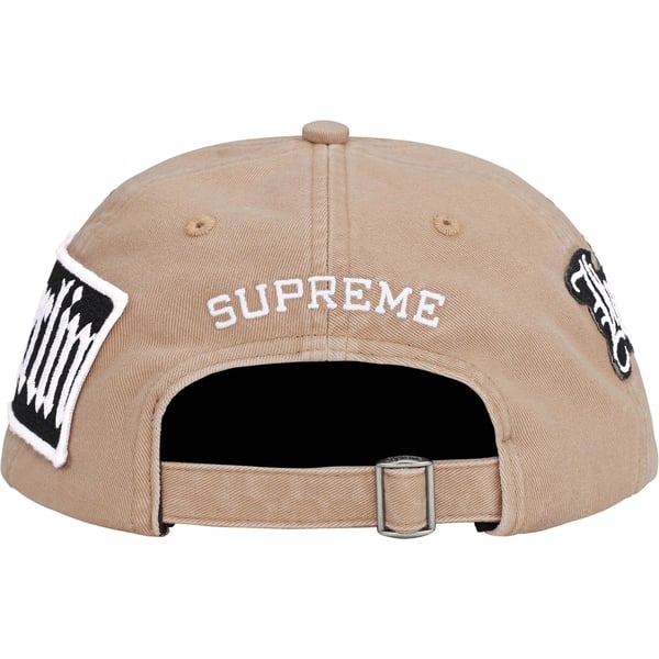 Supreme City Patches 6-Panel - Khaki (front)