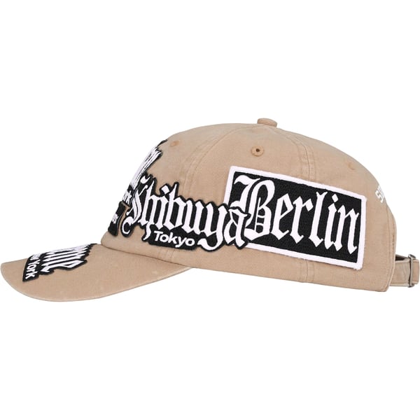 Supreme City Patches 6-Panel - Khaki (front)