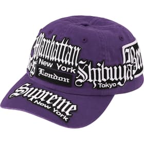 Supreme City Patches 6-Panel Purple