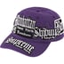 Supreme City Patches 6-Panel - Purple (front)