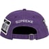 Supreme City Patches 6-Panel - Purple (front)