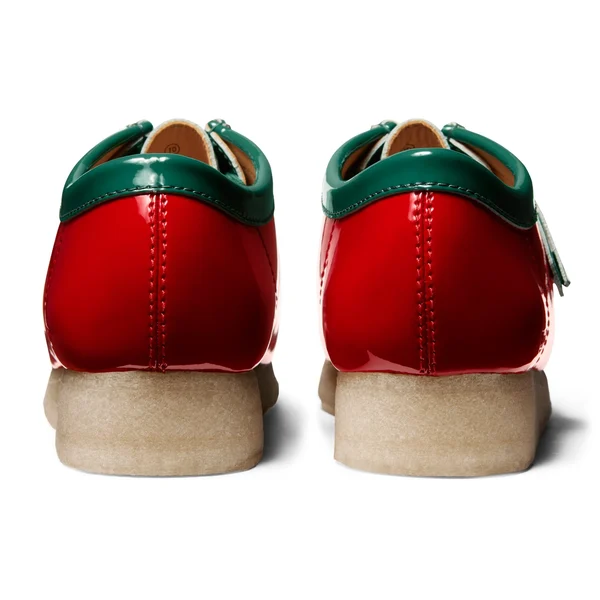Supreme Clarks Originals Patent Leather Wallabee - Multicolor (front)