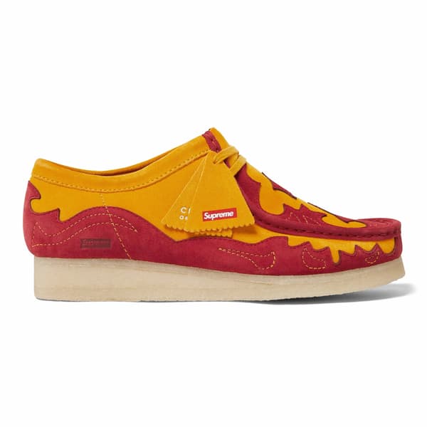 Supreme Clarks Originals Wallabee - Gold (front)