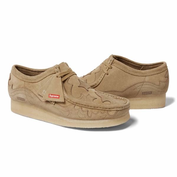 Supreme Clarks Originals Wallabee - Tan (front)