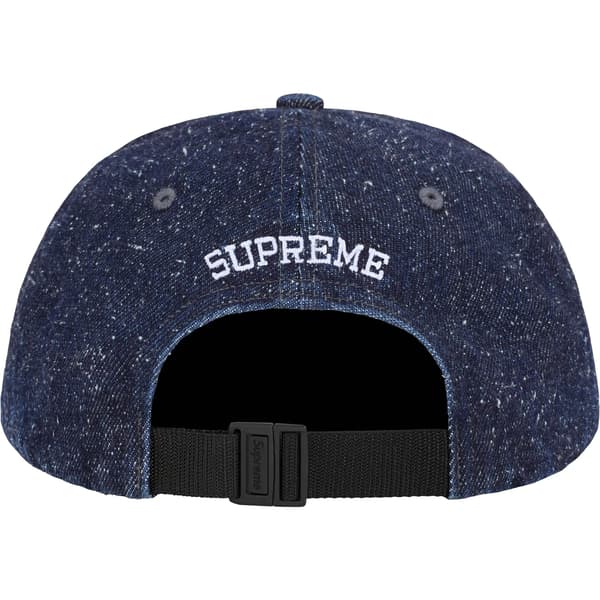 Supreme Classic Logo 6-Panel - Denim (front)