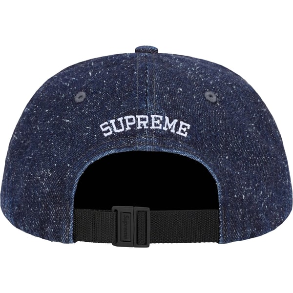 Supreme Classic Logo 6-Panel - Denim (front)