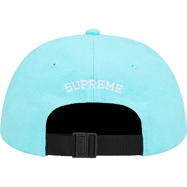 Supreme Classic Logo 6-Panel - Light Blue (front)