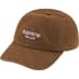 Supreme Classic Logo 6-Panel - Olive Brown (front)