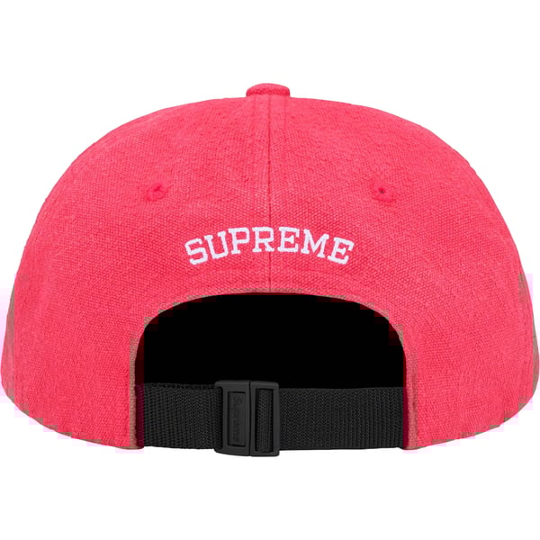 Supreme Classic Logo 6-Panel - Pink (front)