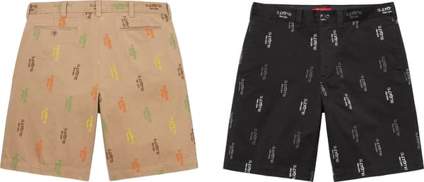 Supreme Classic Logo Chino Short - Product Image