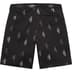 Supreme Classic Logo Chino Short - Black (front)