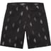 Supreme Classic Logo Chino Short - Black (front)