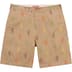 Supreme Classic Logo Chino Short - Tan (front)