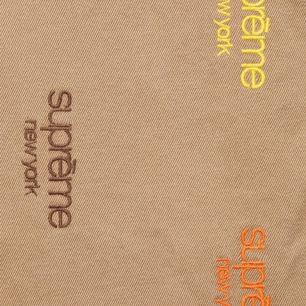 Supreme Classic Logo Chino Short - Tan (front)