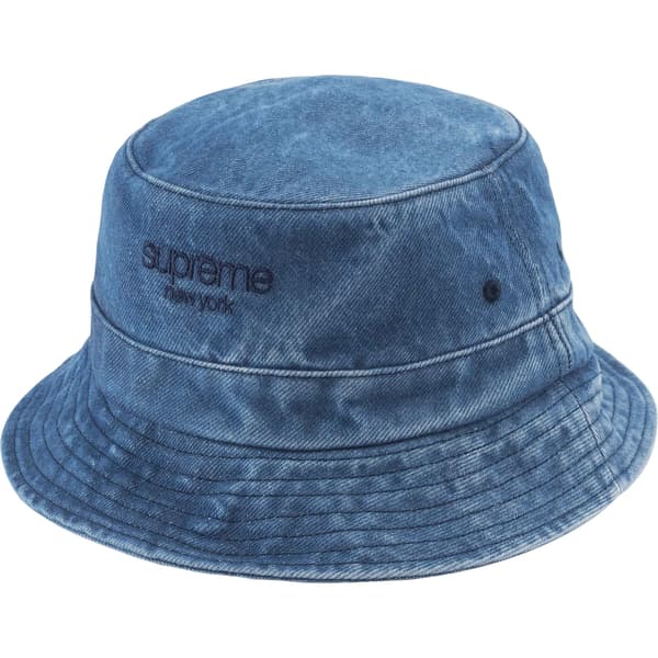 Supreme Classic Logo Crusher - Denim (front)