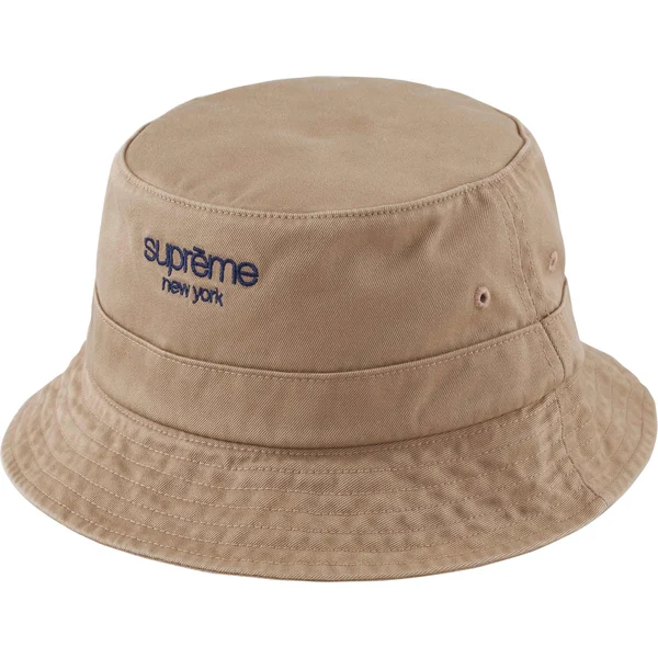 Supreme Classic Logo Crusher - Tan (front)