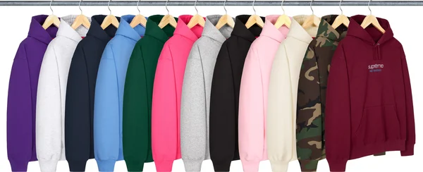 Supreme Classic Logo Shop Hooded Sweatshirt - Product Image