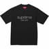 Supreme Classic Logo S/S Top - Black (front)