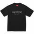 Supreme Classic Logo S/S Top - Black (front)