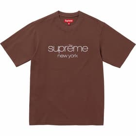Supreme Classic Logo S/S Top Brown