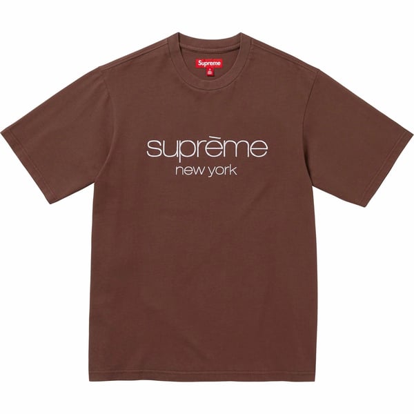 Supreme Classic Logo S/S Top - Brown (front)