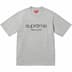 Supreme Classic Logo S/S Top - Heather Grey (front)