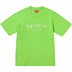 Supreme Classic Logo S/S Top - Lime (front)
