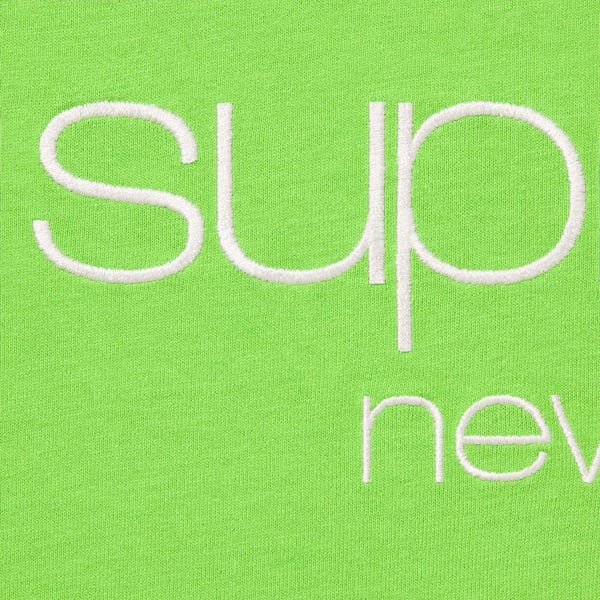 Supreme Classic Logo S/S Top - Lime (front)