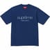 Supreme Classic Logo S/S Top - Navy (front)