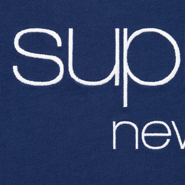 Supreme Classic Logo S/S Top - Navy (front)