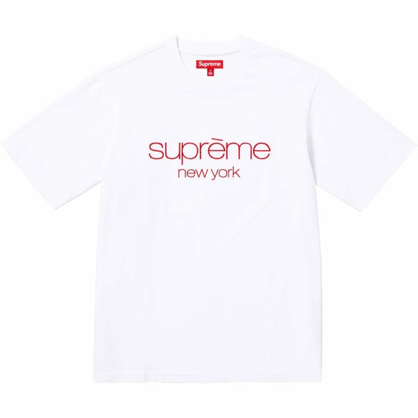 Supreme Classic Logo S/S Top - White (front)