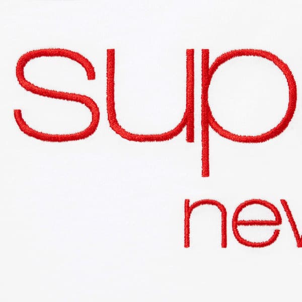 Supreme Classic Logo S/S Top - White (front)