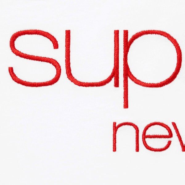 Supreme Classic Logo S/S Top - White (front)