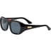 Supreme Cleo Sunglasses - Black (front)