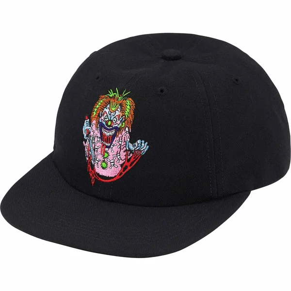Supreme Clown 6-Panel - Black (front)