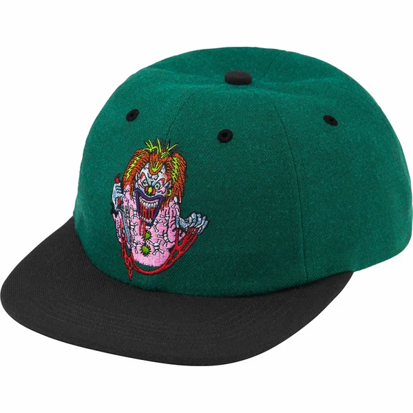 Supreme Clown 6-Panel - Green (front)