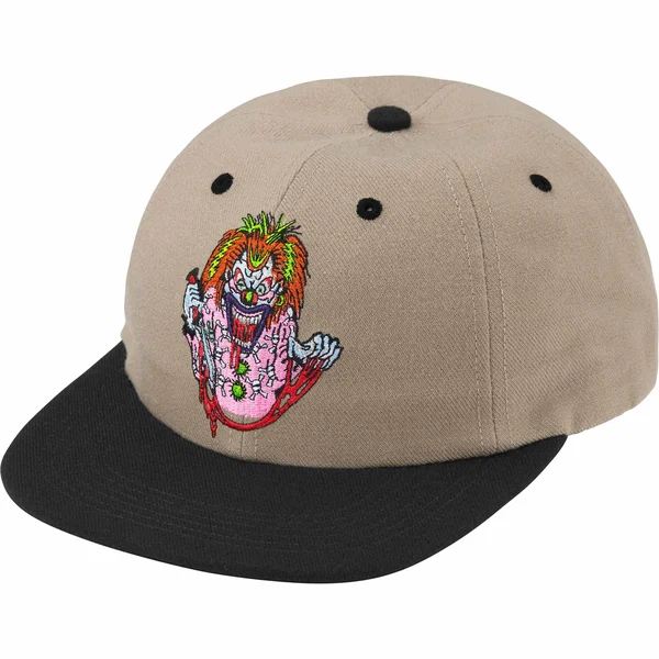 Supreme Clown 6-Panel - Khaki (front)