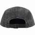 Supreme Coated Denim Camp Cap - Black (front)