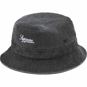 Supreme Coated Denim Crusher Black