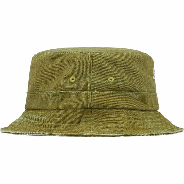 Supreme Coated Denim Crusher - Olive (front)