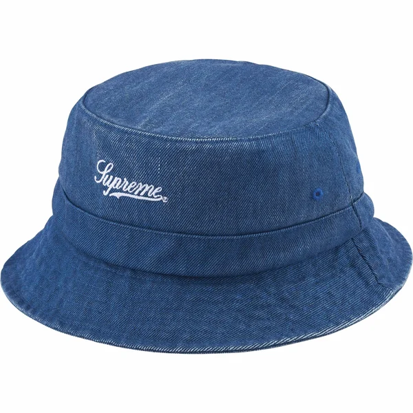 Supreme Coated Denim Crusher - Royal (front)