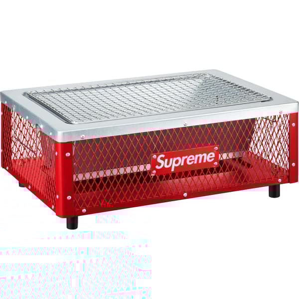 Supreme Coleman Charcoal Grill - Red (front)
