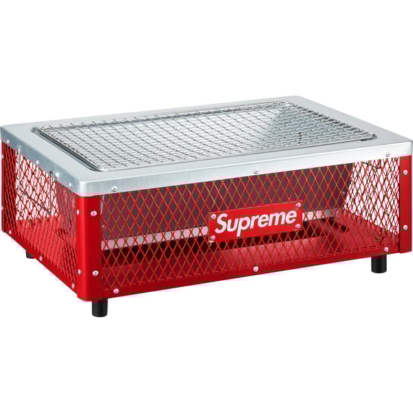 Supreme Coleman Charcoal Grill - Red (front)