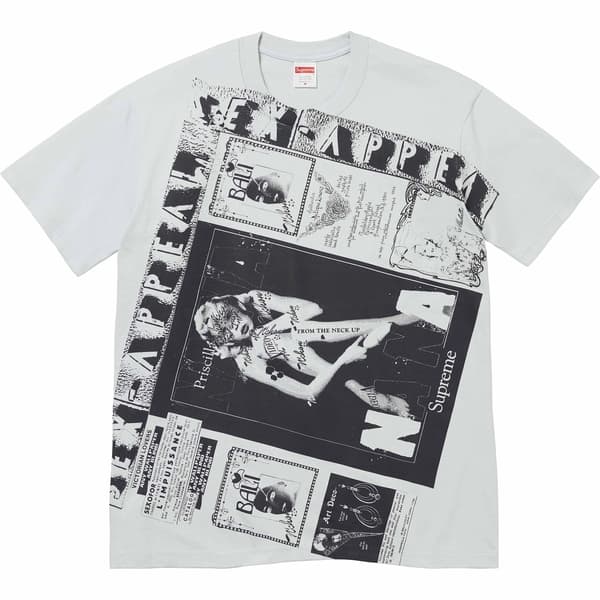 Supreme Collage Tee - Cement (front)