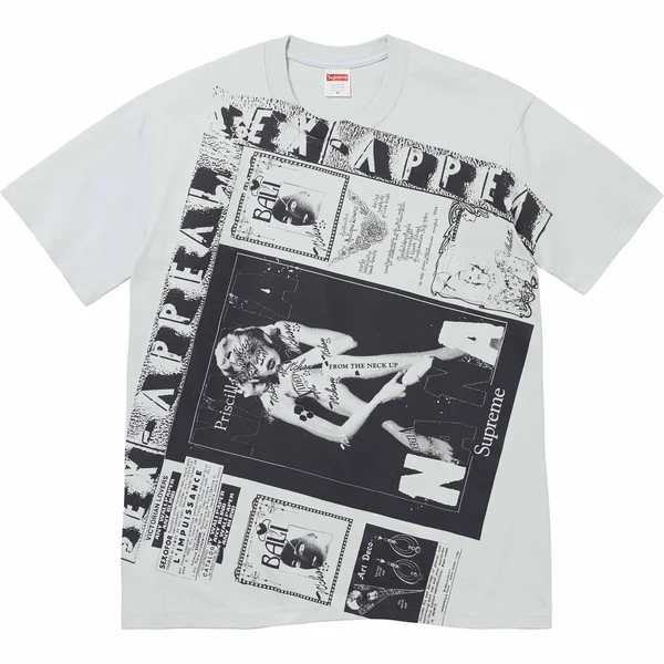 Supreme Collage Tee - Cement (front)