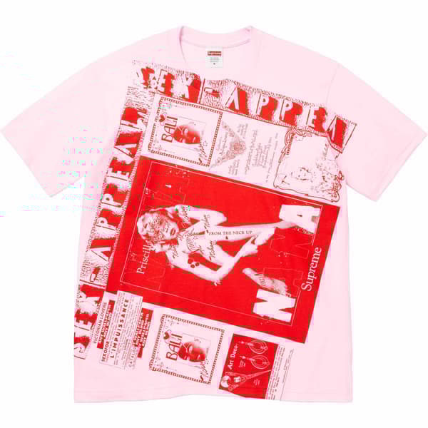 Supreme Collage Tee - Light Pink (front)