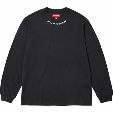 Supreme Collar Logo L/S Top