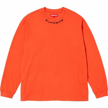 Supreme Collar Logo L/S Top