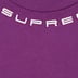 Supreme Collar Logo L/S Top - Plum (front)