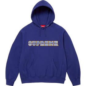Supreme Collegiate Acronym Hooded Sweatshirt Dark Royal